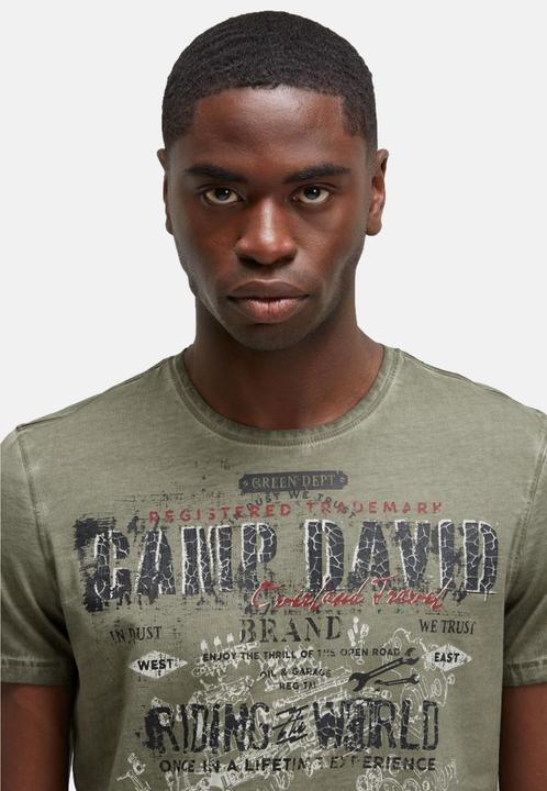 Actual product image Camp David T-Shirt Riding The World I Kurzarmshirt (XL)