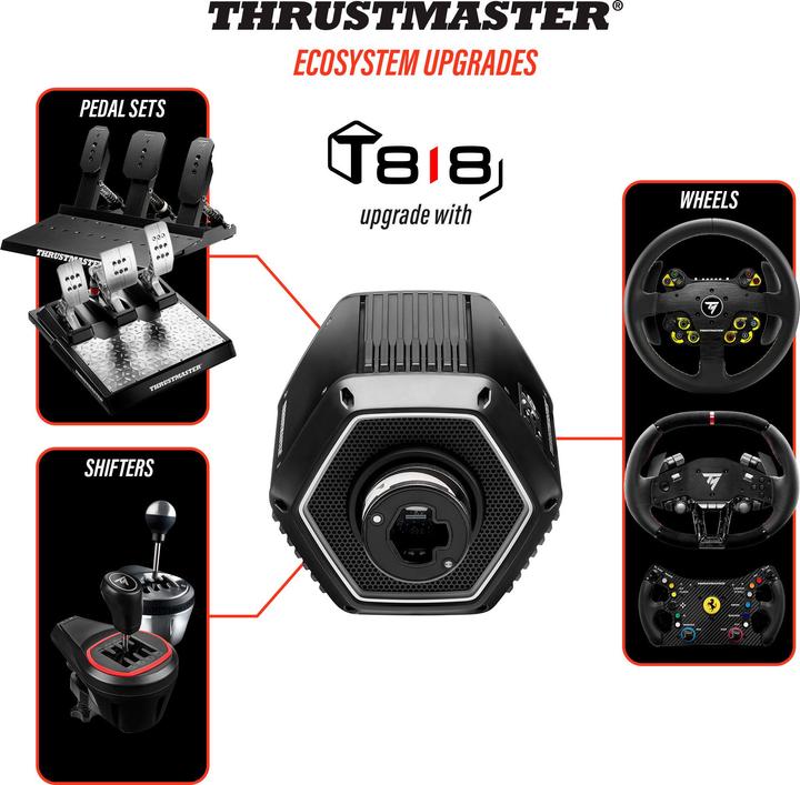 Actual product image Thrustmaster T1818 Black Edition (Windows)