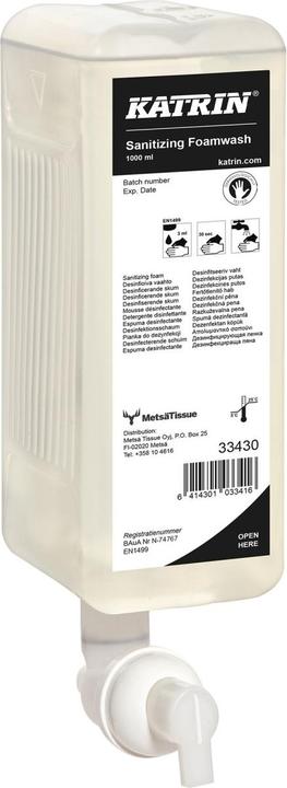 Actual product image Katrin disinfectant foam soap (refill, 1000 ml)