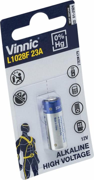 Immagine prodotto Vinnic Batteria Micro A 23 (1 batteria VE) (1 pz., A23)