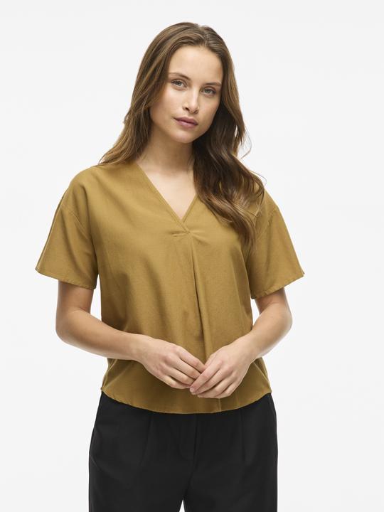 Produktbild Vila V-Ausschnitt Oberteil mit kurzen Ärmeln (40)
