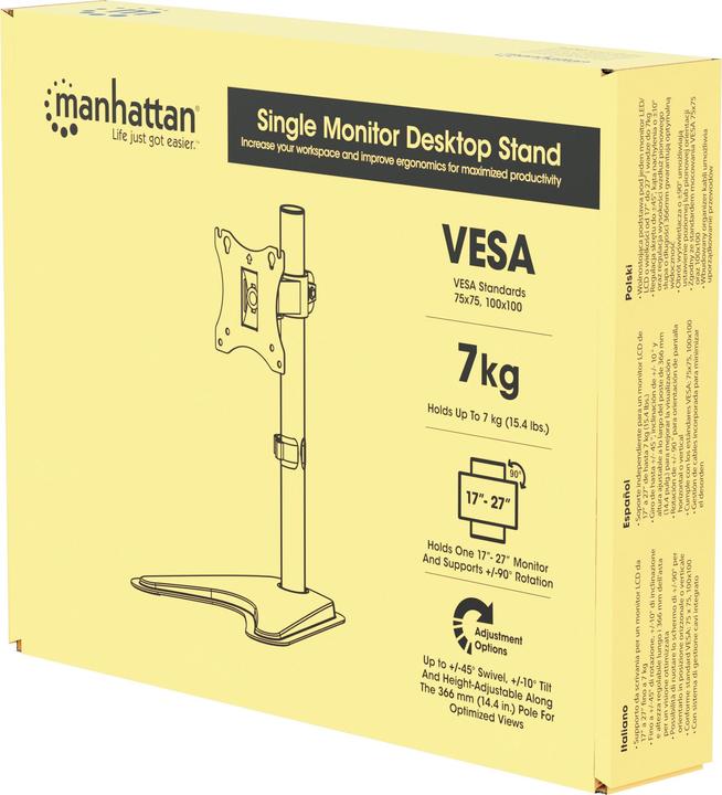 Produktbild Manhattan Monitor-Tischhalterung (Tisch, 32", 7 kg)