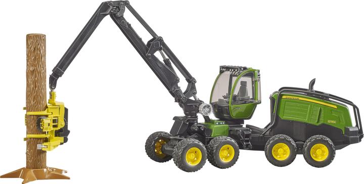 Bruder John Deere 1270G Harvester mit 1 Baumstamm
