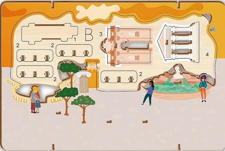 Produktbild Avenir 3D Städte-Bastelset Rom