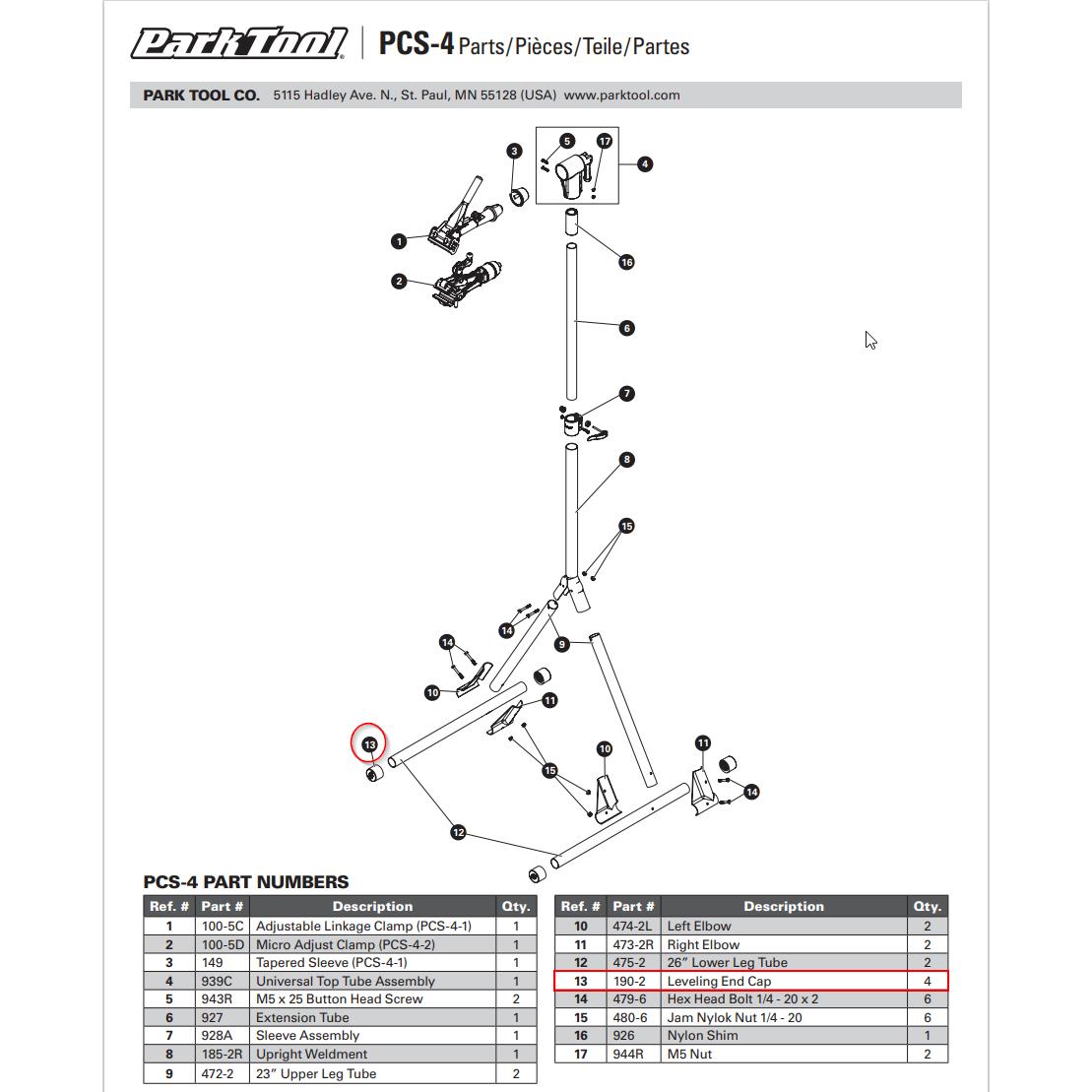 Park Tool, Cavalletto da manutenzione bici