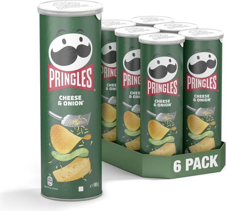 Actual product image Pringles Cheese & Onion 165g (165 g)