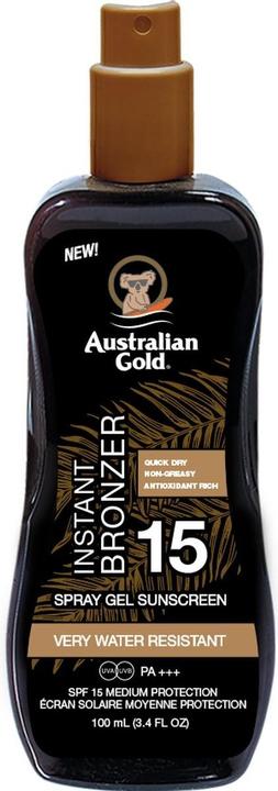 Actual product image Australian Gold Instant bronzer (Sun spray, Sun gel, SPF 15, 237 ml)