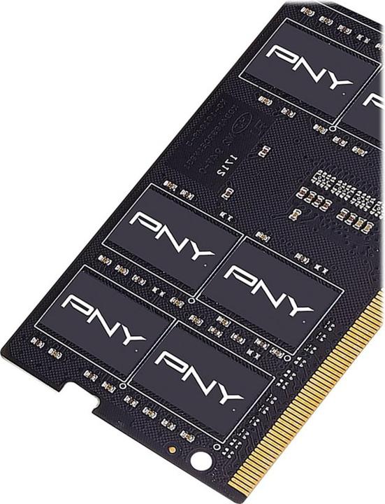 Actual product image PNY Notebook memory Performance, SODIMM, DDR4, 16 GB, 3200 MHz, CL22 (MN16GSD43200-TB) (1 x 16GB, 3200 MHz, DDR4-RAM, SO-DIMM)