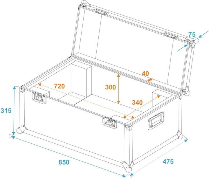 Actual product image Roadinger Flight ANTARI M5/M8/M10 (Smoke machine)