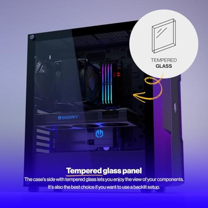 Produktbild Endorfy Regnum 400 Air EY2A008 (ATX, Mini-ITX, mATX)