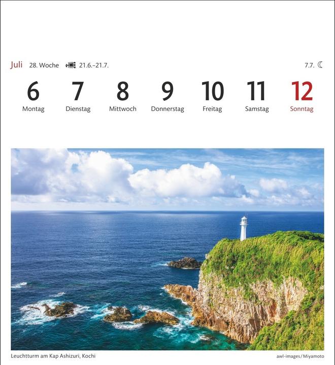 Actual product image Harenberg Japan Sehnsuchtskalender 2026 - Wochenkalender mit 53 Postkarten (Hardcover, German)