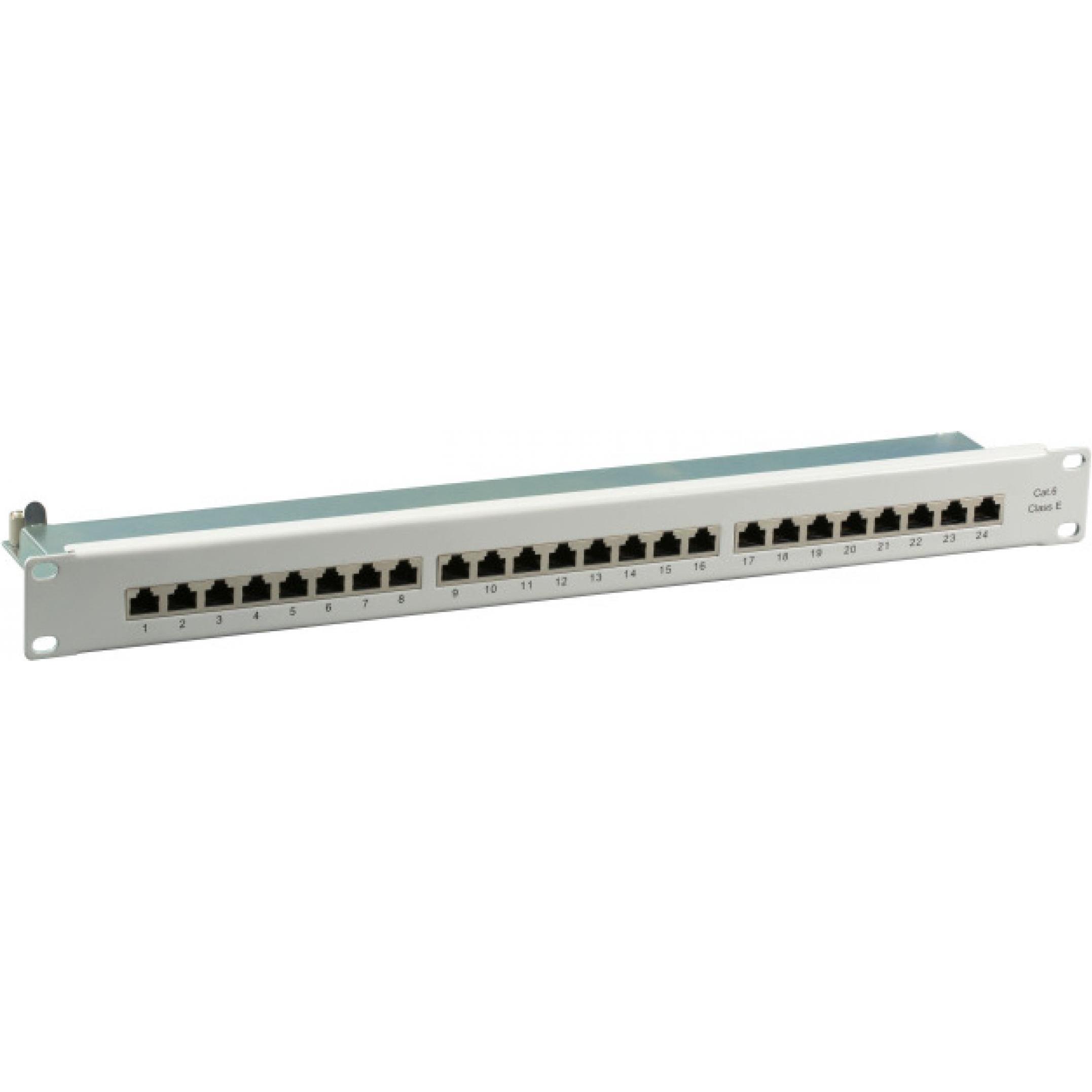 EFB Elektronik 37667.1M 1U Patch Panel, Server Zubehör, Grau