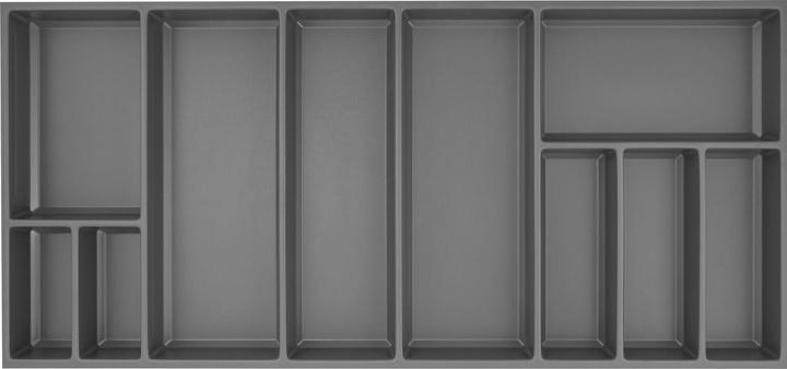 Produktbild Agoform Besteck Organizer Sky Besteckeinsatz 1020x53x473mm schiefgrau Kunststoff