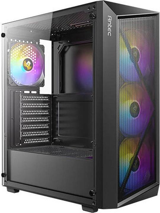 Antec Boitier Moyen Tour Atx Ax67 RGB Avec Panneau Vitré (Noir) (ITX, mATX, ATX)