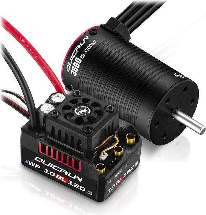 Hobbywing Combo WP10BL120G2 mit 3660SL-3700KV-G2