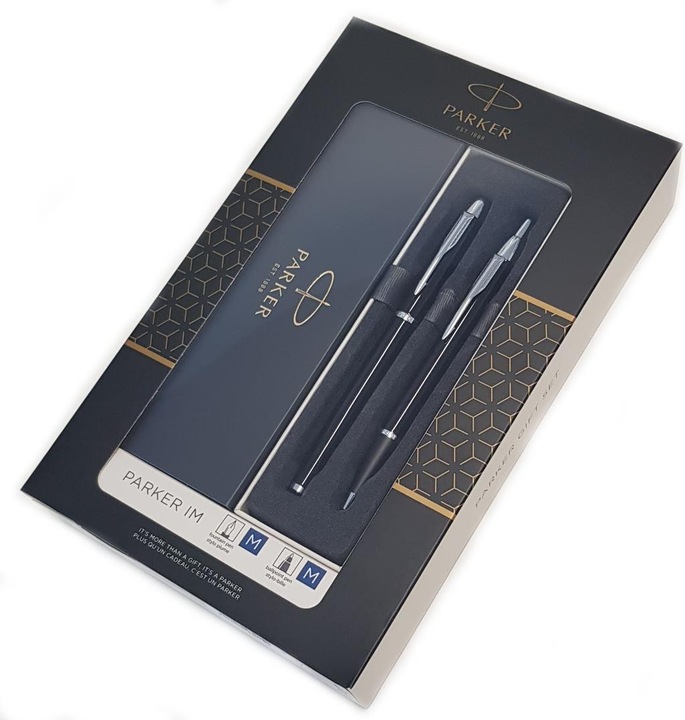 Produktbild Parker Füllfederhalter DuoSet IM C.C. Schwarz (Black, Silber, 2 x)