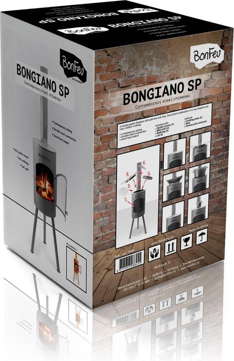 Produktbild Bonfeu BonGiano SP Gartenkamin Schwarz