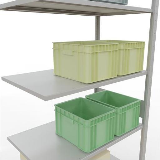 Image du produit Schulte Lagertechnik Système enfichable Élément suivant MULTIplus150 avec traverse de longueur
