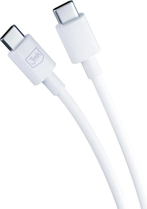 Productafbeelding 3MK Hyper Charger PD 45W ład. sieć. biała/wit + 2x USB-C Kabels (45 W)