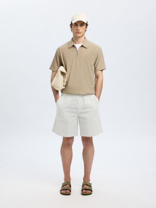 Image du produit Selected Homme Polo plissé à demi-zip (XXL)
