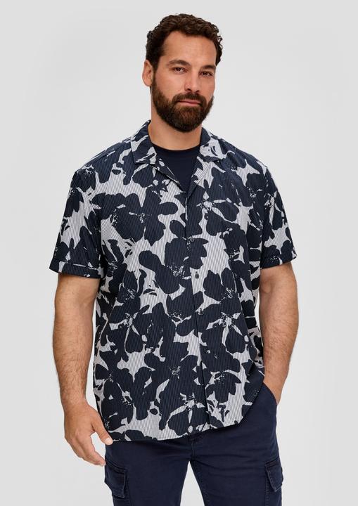 Produktbild s.Oliver Hemd Kurzarmhemd mit Reverskragen (3XL)