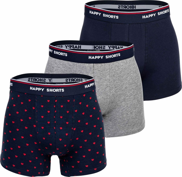Immagine prodotto Happy shorts Boxer Casual Vestibilità comoda (XXL, confezione da 3)
