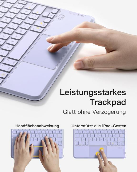 Productafbeelding Inateck Keyboard iPad 04111 purple (KB04111 purple) (DE, IPad Pro 11)