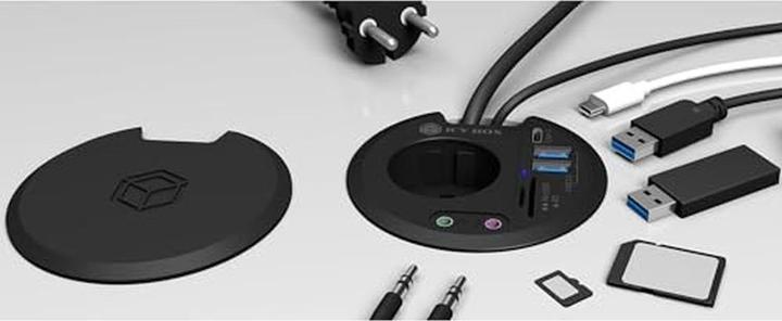 Produktbild Icy Box IB-HUB1430-CR (USB-A, 3 Ports)