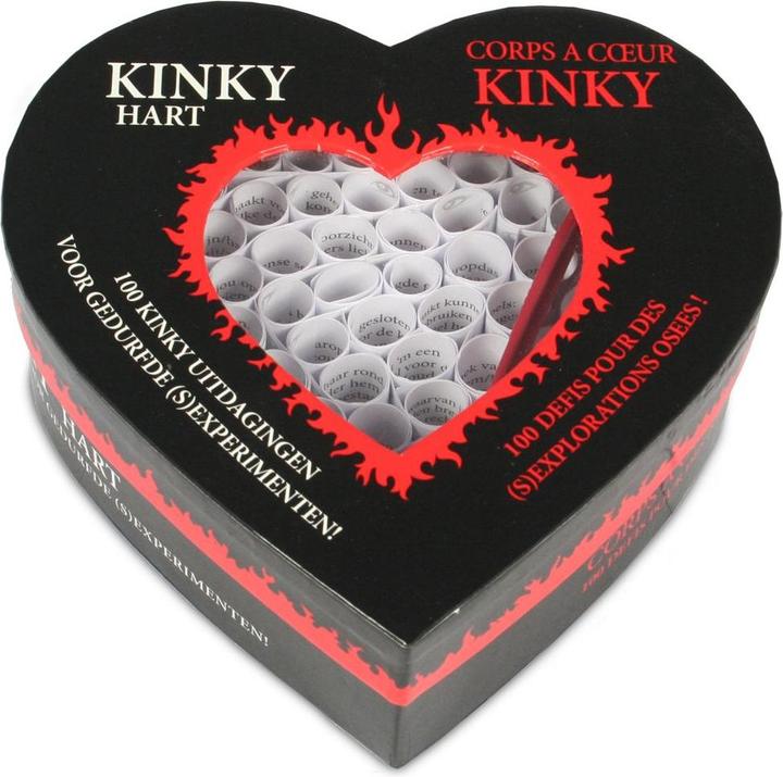 Actual product image tease & please Kinky Heart (Other, French, Dutch)