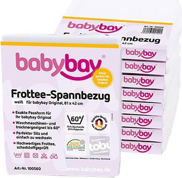 Actual product image Babybay Terry fitted sheet for Original