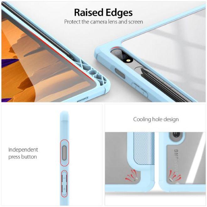 Productafbeelding Dux Ducis Toby Serie Leren Boekomslag Hoesje (Galaxy Tab S8, Galaxy Tab S7)
