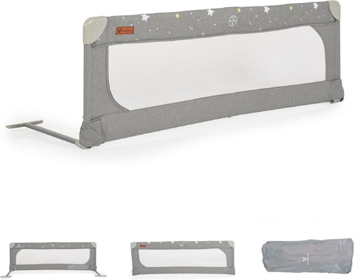 Produktbild Cangaroo Bettschutzgitter Leinen 130 cm (130 cm)