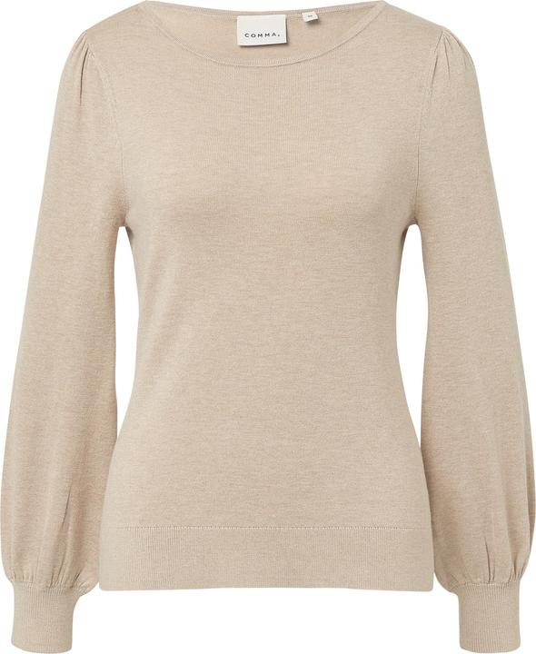 Produktbild Comma Strickpullover Feinstrickpullover mit leichten Ballonärmeln (38)
