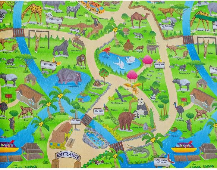 Productafbeelding Smily Mat Stad 200x100cm (120 x 100 cm)
