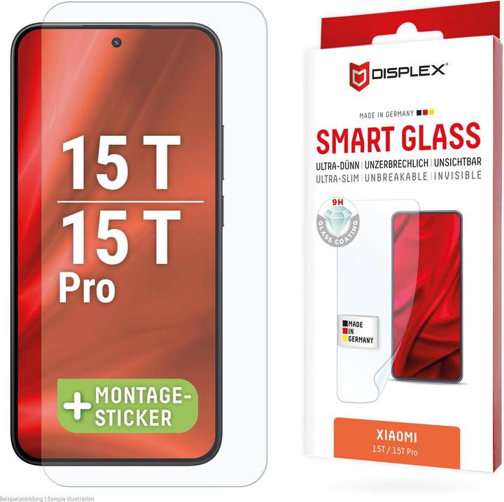 Produktbild Displex Smart Glass 2D (1 Stk., Xiaomi 15T, Xiaomi 15T Pro)