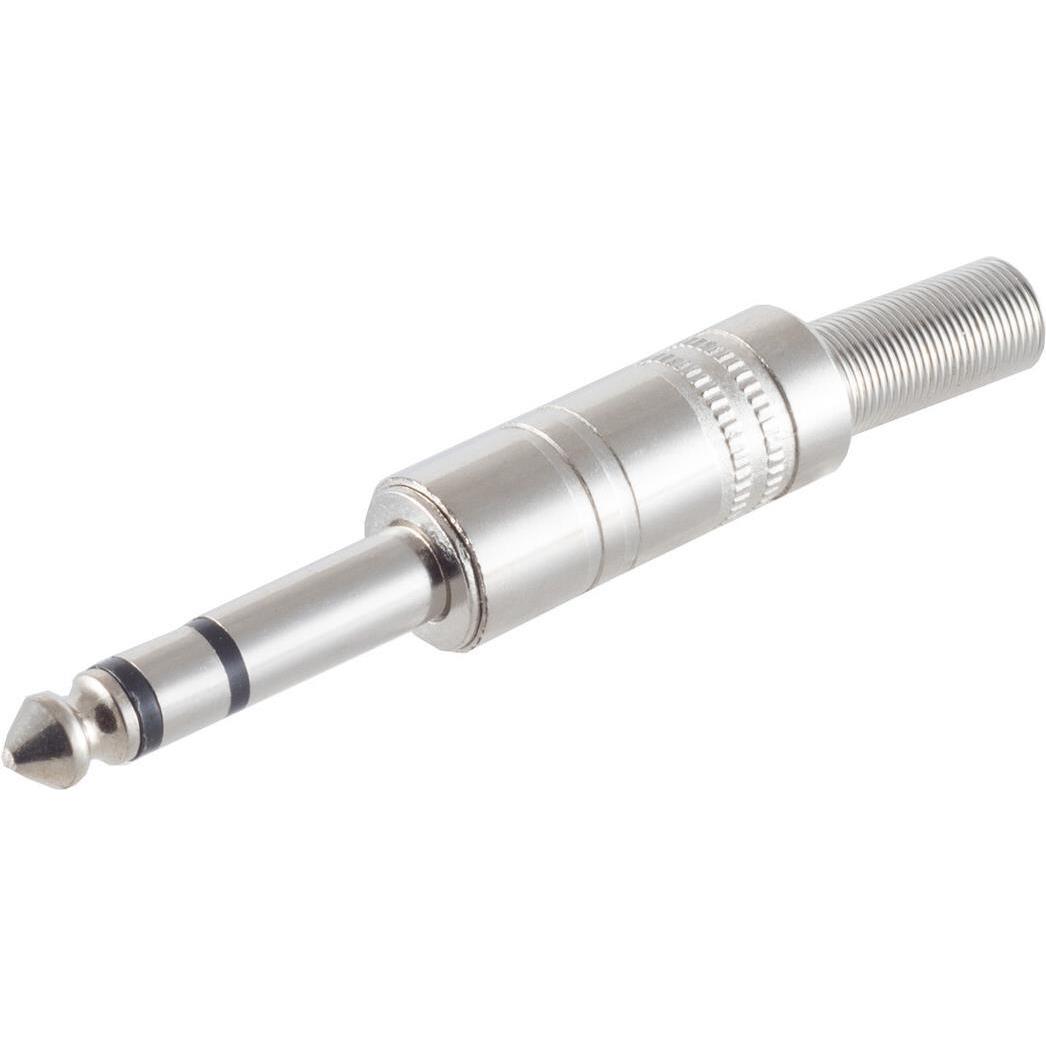 Shiverpeaks BS50200 Drahtverbinder 6.3 mm Edelstahl, Elektronikkabel + Stecker, Silber