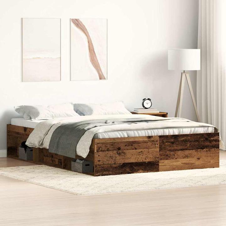 Actual product image vidaXL Bettgestell (135 x 190 cm)