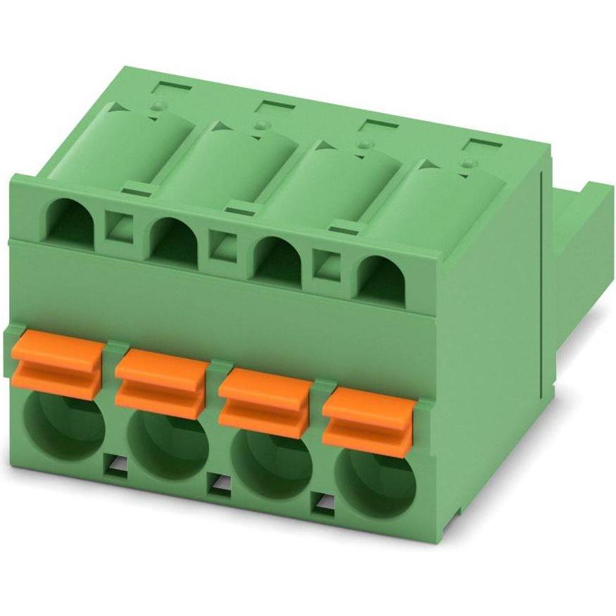 Phoenix Contact 1873074 Collegamento del filo elettrico 100 pezzo(i) (FKC 2,5/4-ST-5,08), Cavo + Spina elettrica, Verde