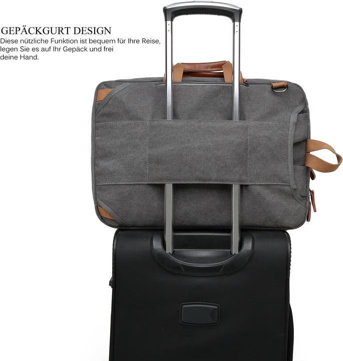 Produktbild CoolBELL Umwandelbarer Laptoprucksack