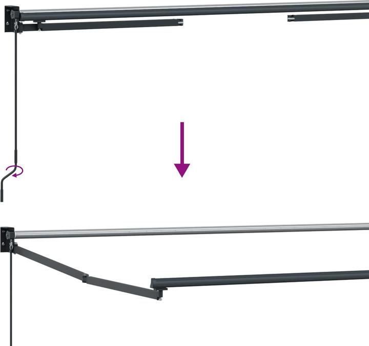 Produktbild vidaXL Einziehbare Markise (2 m)