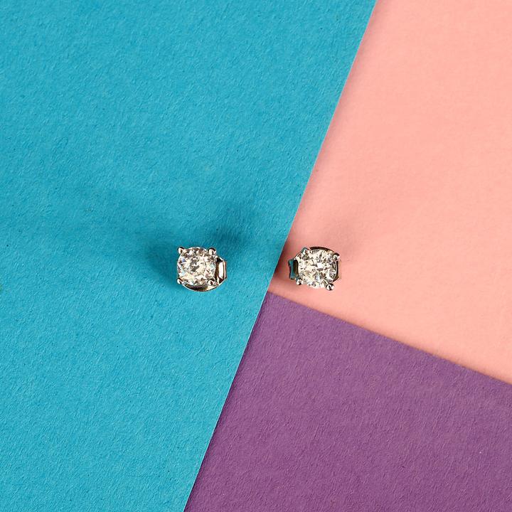 Image du produit La Petite Story Boucles d'oreilles en argent avec zircons clairs Argent LPS01AWV12 (Argent 925)