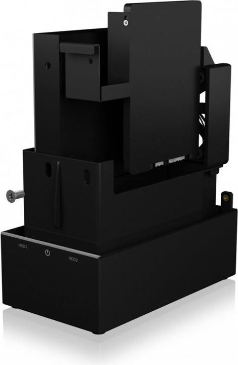 Produktbild Icy Box IB-RD3621-C31 Externes 2-Bay-RAID-Gehäuse für 2x 2,5-Zoll- oder 3,5-Zoll-SATA-Laufwerke (2.5", 3.5")