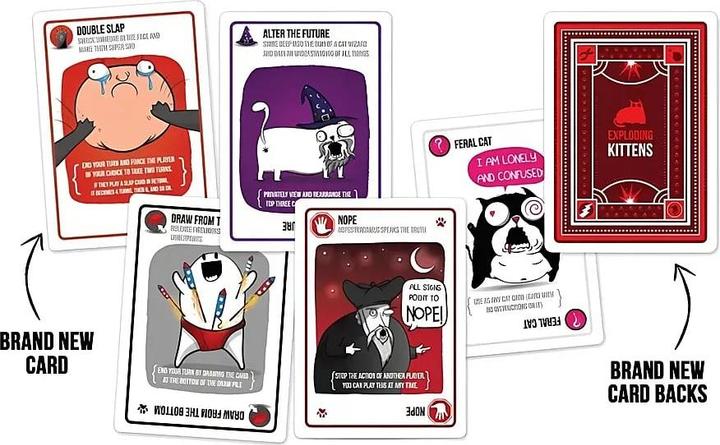 Produktbild Asmodée Tischspiel Asmodee Exploding Kittens: Festive Edition (Französisch, 2 - 8 Spieler)