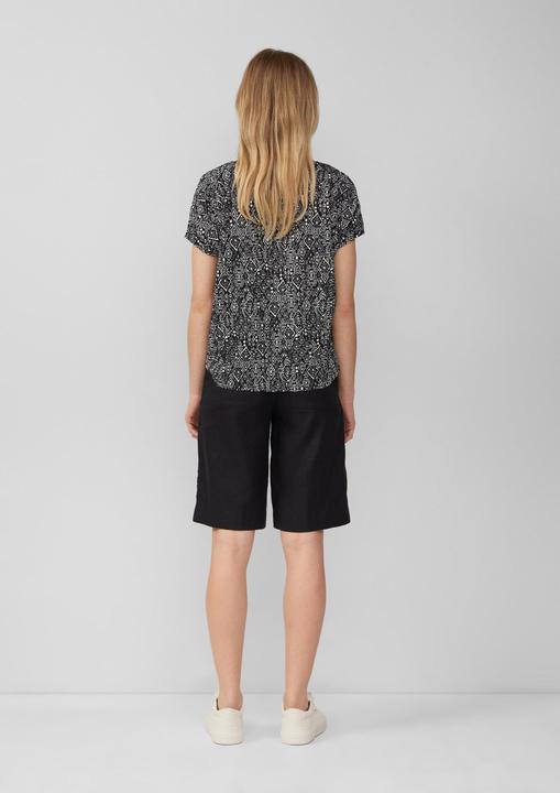 Produktbild S.Oliver T-Shirt Plissiertes T-Shirt im Relaxed Fit (40)
