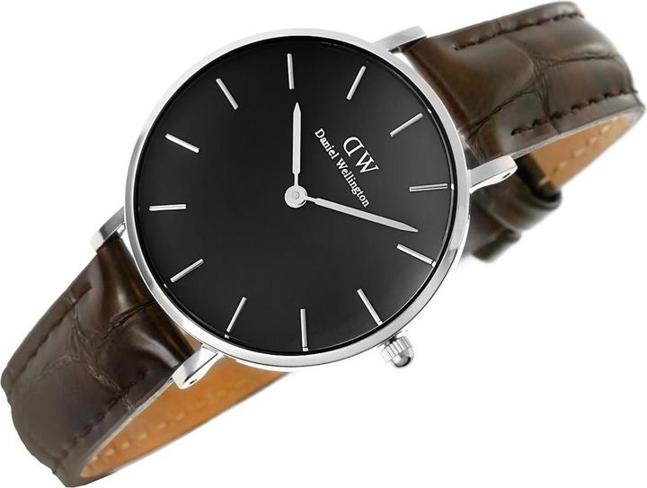 Produktbild Daniel Wellington Classic Petite York Black Silver (Analoguhr, 32 mm)