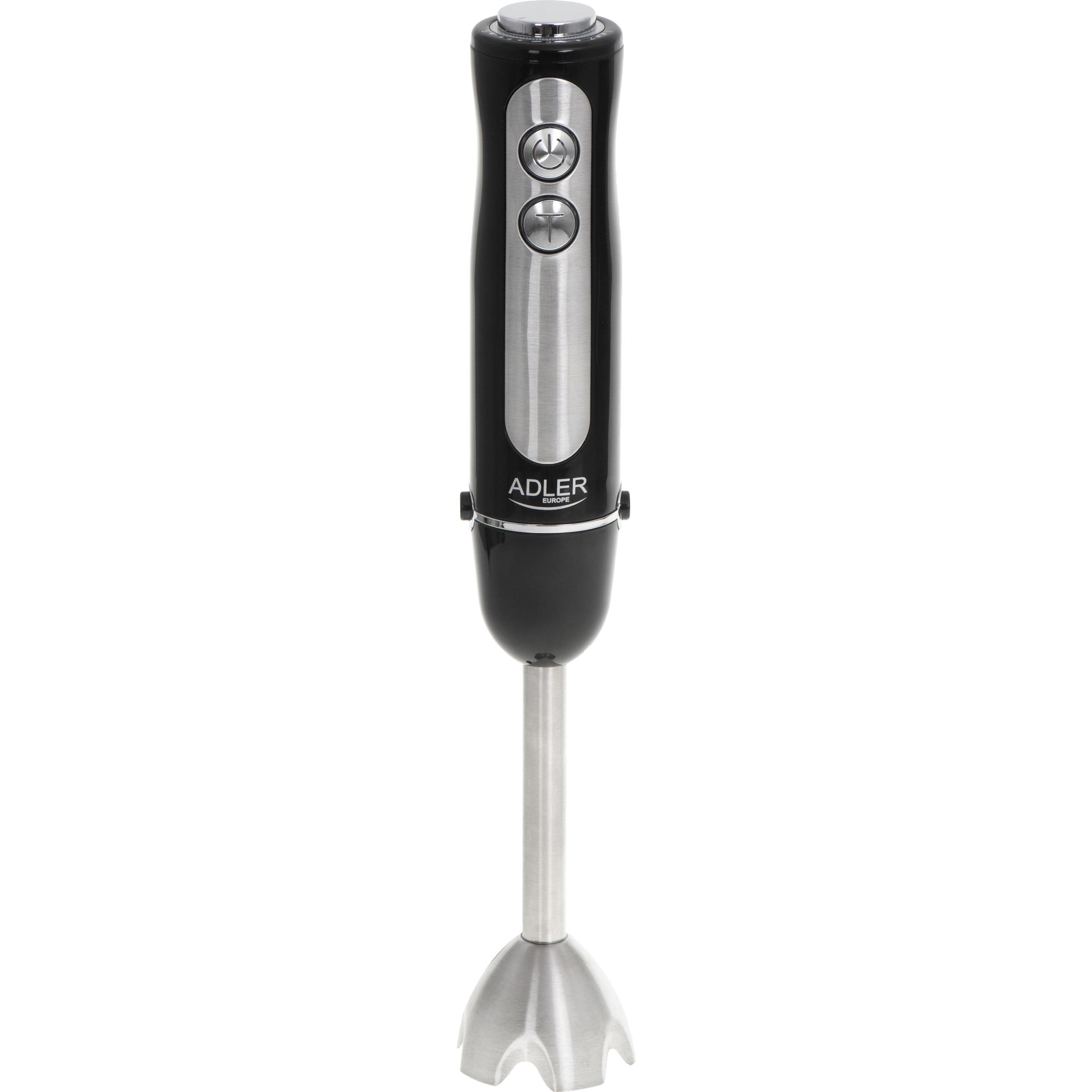 Adler AD 4625b Hand Blender, 5 speed settings, 1500W, Black, Stabmixer, Schwarz