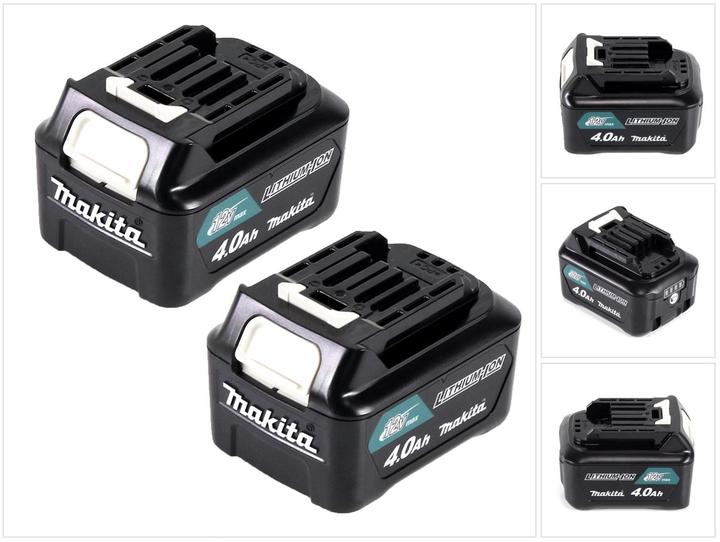 Produktbild Makita Akku Power Set Li 12V mit 2x BL1041B Akku 4,0Ah ( 2x 197406-2 ) - Nachfolger von BL1040B (12 V)
