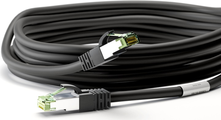 Image du produit Goobay Câble de réseau (S/FTP, CAT8.1, 1 m)