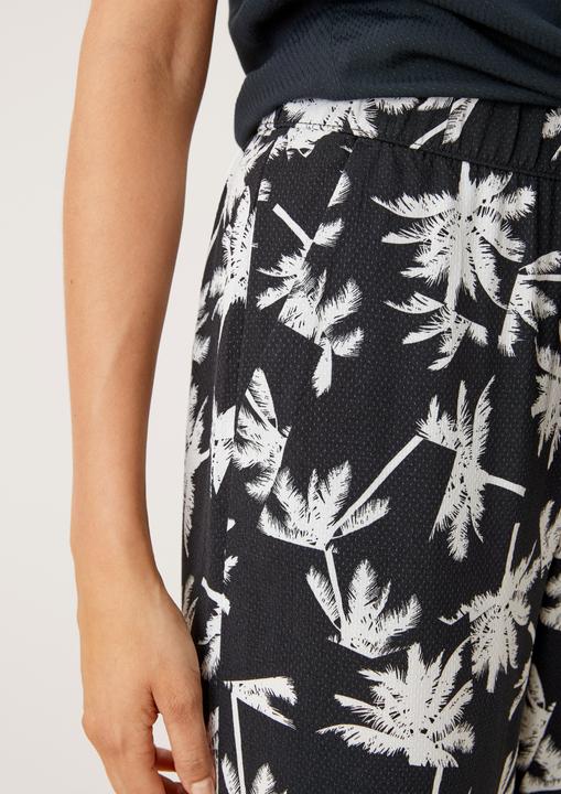 Produktbild s.Oliver Hose Relaxed: Culotte mit Muster (40)