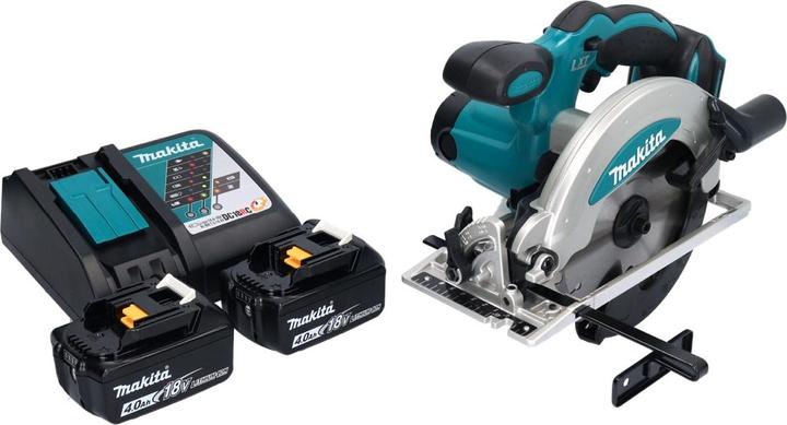 Produktbild Makita DSS 610 RM Akku Handkreissäge 18 V 165 mm + 2x Akku 4,0 Ah + Ladegerät